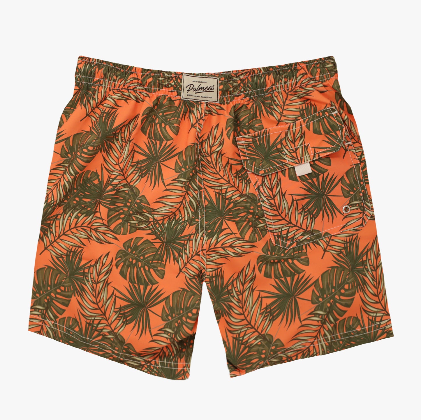 Orange Leaves Swim Short