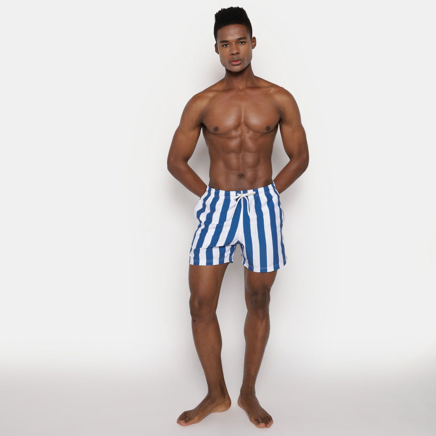 Blue Stripes Swim Short