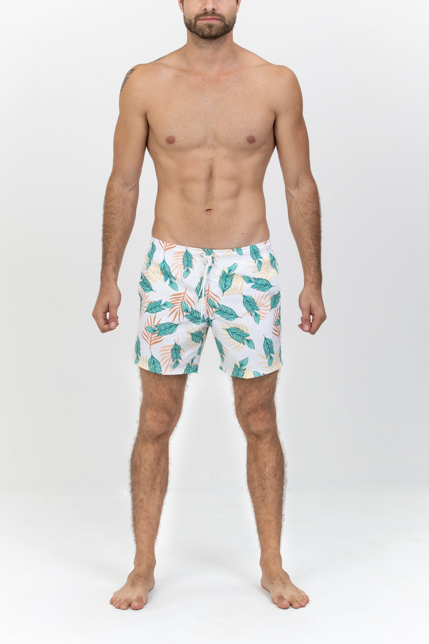 Green Leaf Swim Short