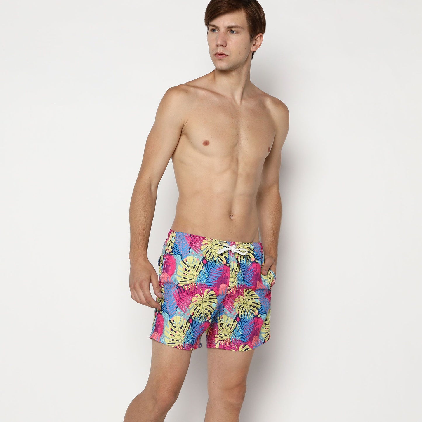 Color Jungle Swim Short