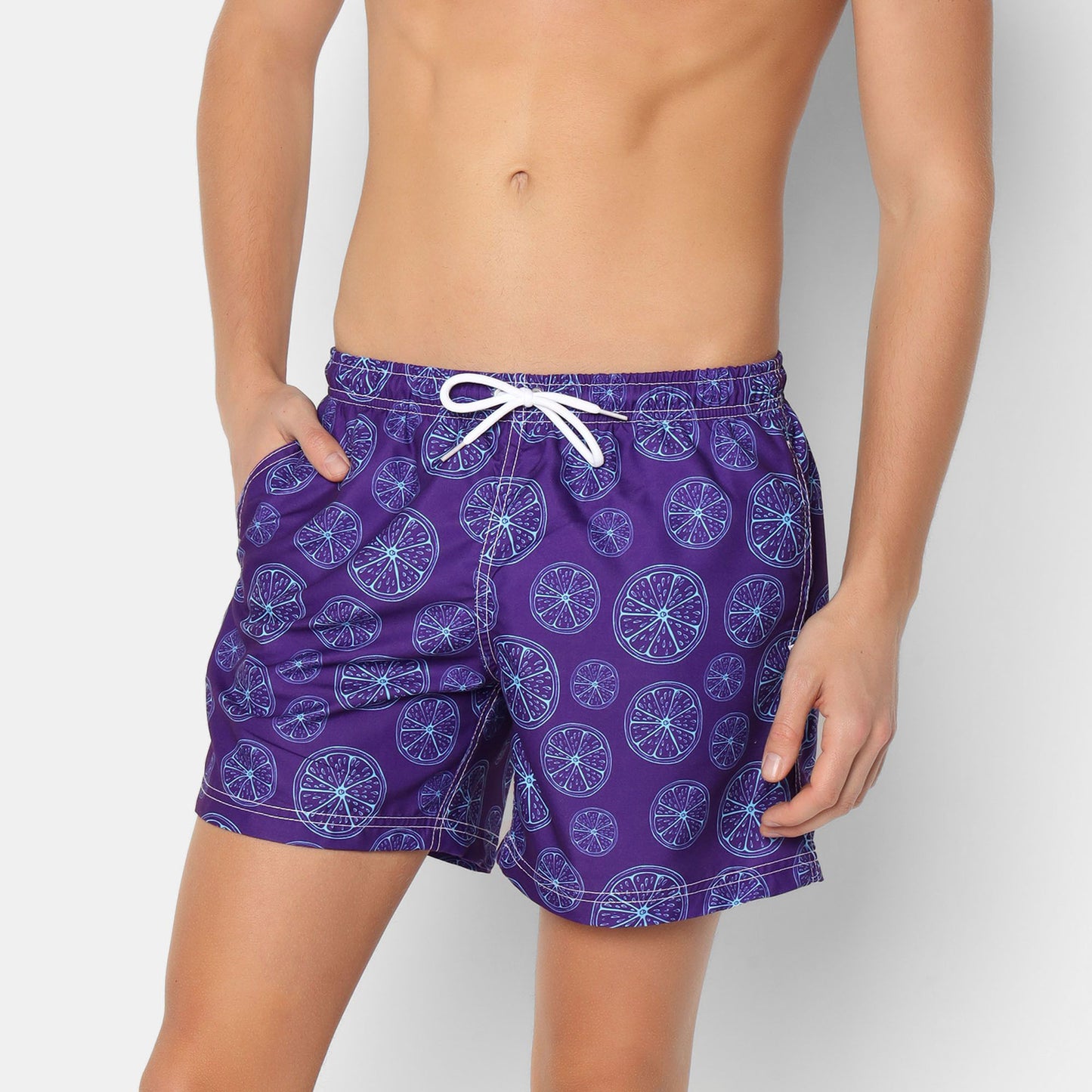 Purple Swim Short