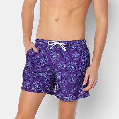 Purple Swim Short