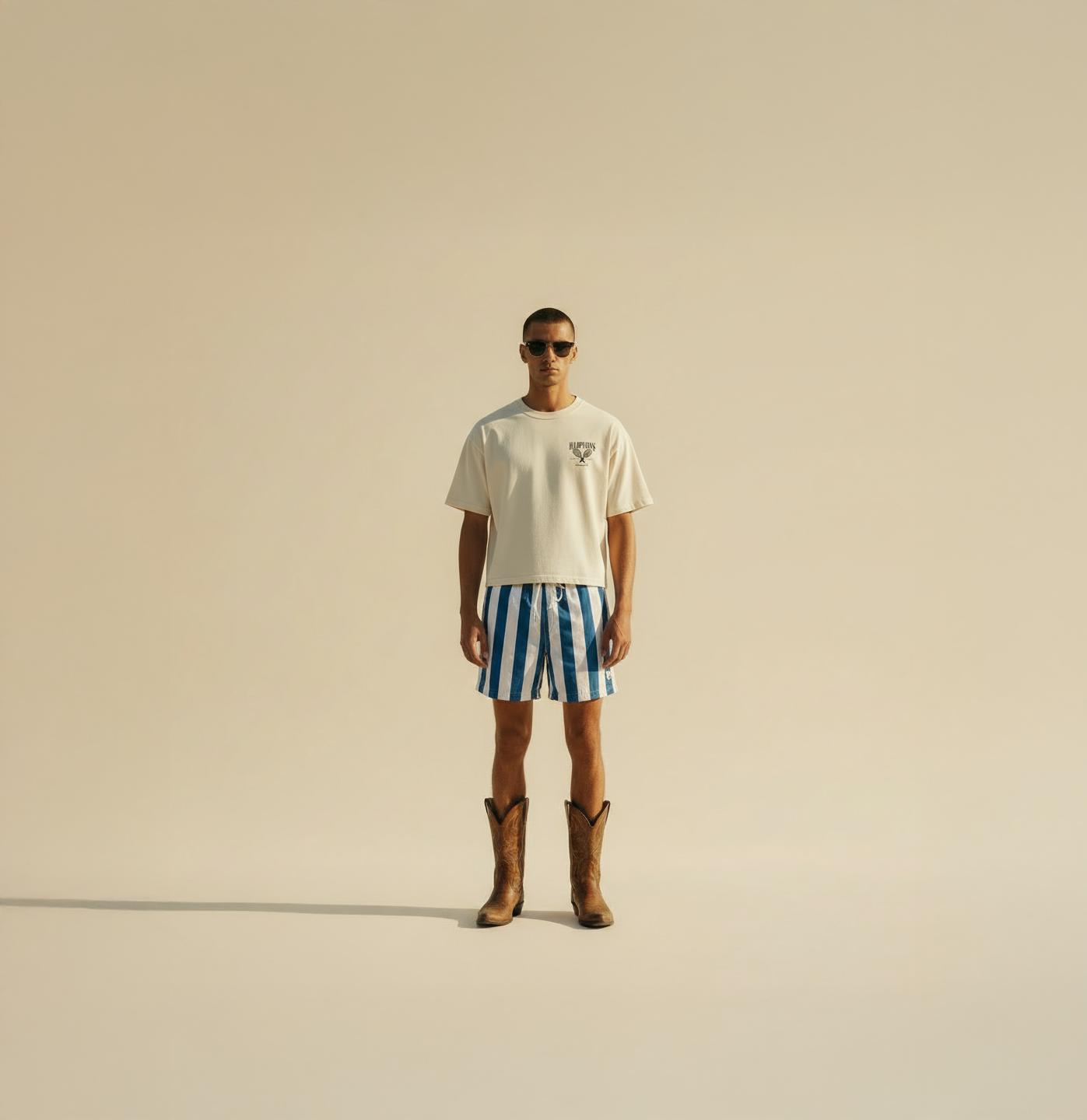 Blue Stripes Swim Short